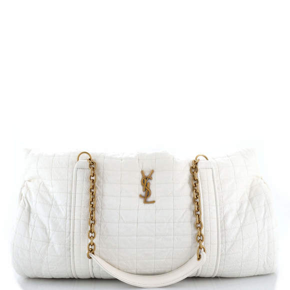 Saint Laurent Gloria Duffle Bag Quilted Nylon - Picture 1 of 5